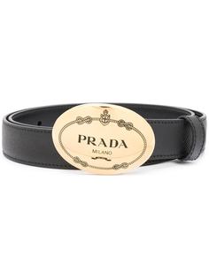 Prada ремень с пряжкой-логотипом