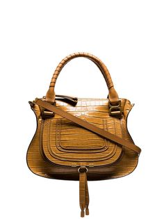 Chloé сумка на плечо с тиснением под кожу крокодила
