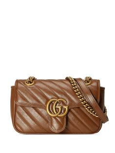 Gucci стеганая мини-сумка на плечо GG Marmont