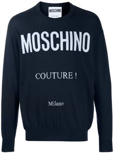 Moschino джемпер с логотипом