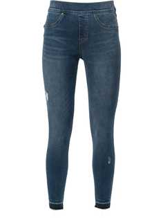 Spanx distressed-ankle skinny jeans