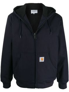 Carhartt WIP куртка на молнии с нашивкой-логотипом
