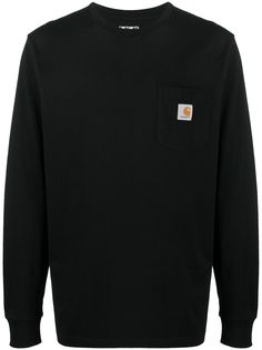 Carhartt WIP футболка с длинными рукавами и карманом