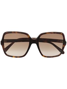 Givenchy Eyewear солнцезащитные очки в массивной квадратной оправе