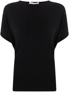 Blanca Vita кашемировый джемпер с короткими рукавами