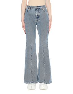 Голубые джинсы клеш Vetements