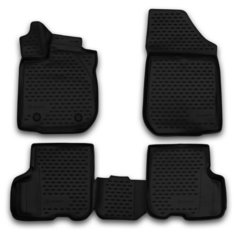 Комплект ковриков ELEMENT NLC.3D.41.31.210k 4 шт. черный