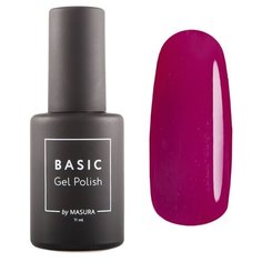 Гель-лак для ногтей Masura Basic, 11 мл, оттенок Праздничная Фуксия