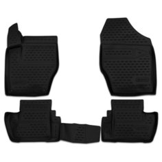Комплект ковриков ELEMENT CARPGT10031k Peugeot 408 4 шт. черный