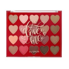 The Saem Палетка теней Love Me Shadow Palette красный