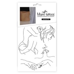 Miami tattoos Набор переводных тату Silhouette черный