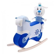 Каталка-качалка Тутси Заяц-моряк (655-2019) синий/белый/голубой