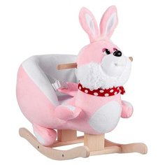 Качалка Тутси Заюшка (680-2020 / 681-2020 / 682-2020) розовый/белый