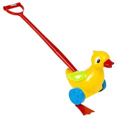 Каталка-игрушка Stellar Уточка (01357) желтый Стеллар