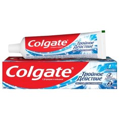 Зубная паста Colgate Тройное Действие Экстра Отбеливание, 100 мл
