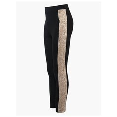 Леггинсы Nota Bene размер 164, черный/золотистый