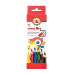 KOH-I-NOOR Карандаши цветные утолщенные Mona Lisa, 6 цветов (3371006007KS)