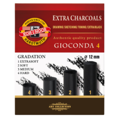 KOH-I-NOOR Уголь прессованный Gioconda, 4 шт