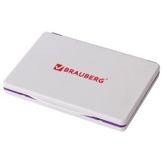 Штемпельная подушка BRAUBERG 236868 прямоугольная фиолетовая
