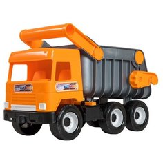 Грузовик Тигрес Middle truck City 39310 43 см оранжевый/серый