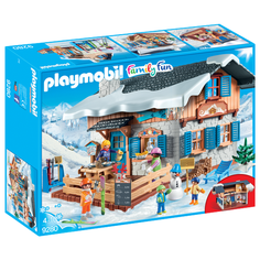 Набор с элементами конструктора Playmobil Family Fun 9280 Лыжная база