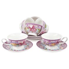 Чайный сервиз Nouvelle Home "Розовый нектар" (подарочная упаковка), 6 персон