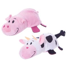 Мягкая игрушка 1 TOY Вывернушка Хрюшка-Коровка 12 см