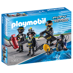 Набор с элементами конструктора Playmobil City Action 9365 Тактическое подразделение: команда