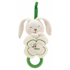 Подвесная игрушка Chicco Мягкий зайчик (27260) белый/зеленый