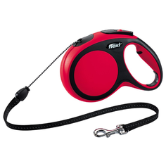 Поводок-рулетка для собак Flexi New Comfort M тросовый красный 8 м