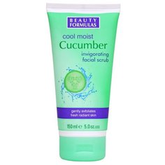 Beauty Formulas скраб для лица Cucumber Invigorating Facial Scrub 150 мл
