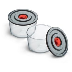 Simax Набор контейнеров Exclusive 0.35 л прозрачный/серый