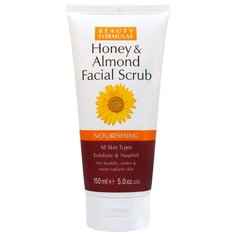 Beauty Formulas скраб для лица Honey & Almond Facial Scrub 150 мл