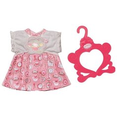 Zapf Creation Платье для куклы Baby Annabell 700839 белый/розовый