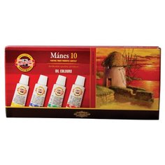 KOH-I-NOOR Краски масляные Manes 10 цветов по 16 мл (01615S1001KS)