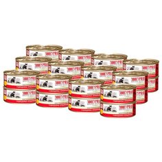 Корм для кошек Зоогурман Мясное ассорти, с говядиной 24шт. х 100 г