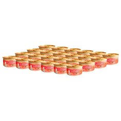 Корм для кошек Lazzaro с говядиной 24шт. х 85 г (мусс)