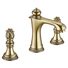 Смеситель для раковины (умывальника) Bronze de Luxe Florence 21382 двухрычажный встраиваемый