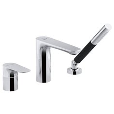 Смеситель на борт ванны встраиваемый Jacob Delafon Aleo E72292-CP хром