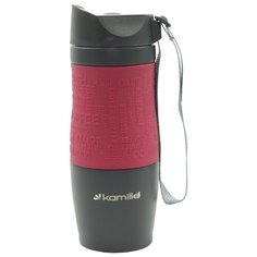 Термокружка Kamille KM-2052A (0.38 л) красный