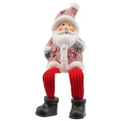 Фигурка NEON-NIGHT Дед Мороз с подвесными ножками 10,4 см красный