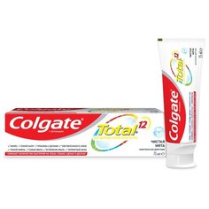 Зубная паста Colgate Total 12 Чистая Мята комплексная антибактериальная, 75 мл