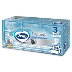 Салфетки Zewa Deluxe Design 20 х 20 см, 90 шт.