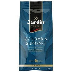 Кофе в зернах Jardin Colombia Supremo, арабика, 250 г