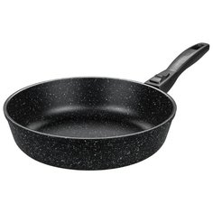Сковорода Elan gallery Гармония вкуса/Гранит Мечта 26 см, съемная ручка, черный мрамор