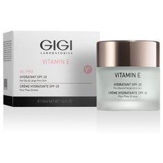 Gigi Vitamin E Hydratant SPF20 for oily & large pore skin Увлажняющий крем для комбинированной и жирной кожи лица, 50 мл
