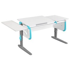 Стол ДЭМИ White-double СУТ-25-01К 145x55 см белый/ниагара/серый