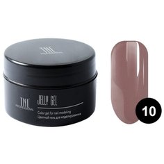 Гель-желе TNL Professional Jelly Gel моделирующий камуфлирующий, 18 мл 10 шоколадный