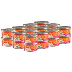 Корм для кошек Almo Nature Daily Menu, беззерновой, с тунцом, с лососем 24шт. х 85 г