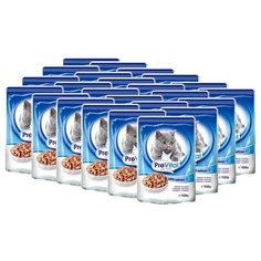 Корм для кошек PreVital беззерновой, с лососем 24шт. х 100 г